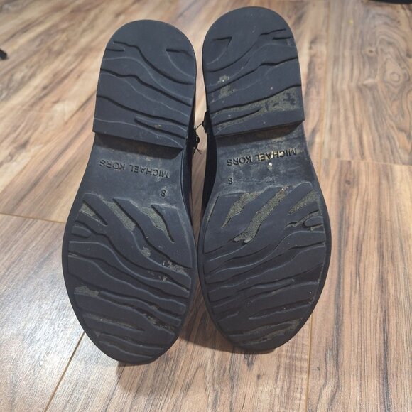 Michael Kors Black Rain Boots size 8 - Picture 5 of 9
